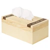 wooden creative home storage box Tea restaurant cafe hotel office custom special wooden tissue box