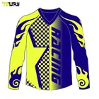 Breathable custom sublimated motocross jersey
