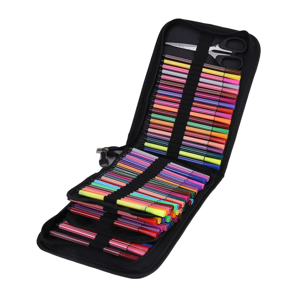 72/120 Hole Art Sketch Drawing Pencil Pen Case Storage Bag Pouch Cosmetic Zipper Box Holder Colored Pencil Bag
72/120 Hole Art Sketch Drawing Pencil Pen Case Storage Bag Pouch Cosmetic Zipper Box Holder Colored Pencil Bag