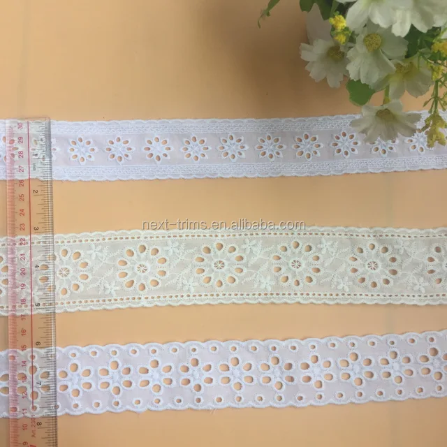 broderie eyelet lace