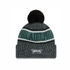 Jacquard Knitted Pom Beanie Hat Custom Embroidered Beanie