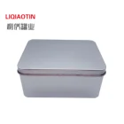 Chinese factory manufacturing square iron box packaging gift tin can custom food grade metal tin box