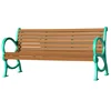 garden patio benches,Outdoor Wooden Backrest Benches ,Park bench frame