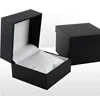 PU leather branded single watch gift box for men with pillow