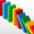 Domino Children Adult Profissional Color Wooden Domino Toy
