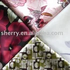 All kind of colors polyester Back Crepe Printed Satin for women garment / skirt