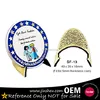 Wholesale antique zinc alloy metal challenge coin display stand