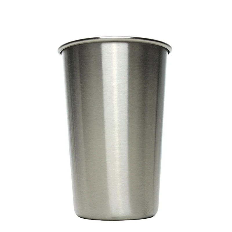 475ml Stainless Steel Mug for Kids Drop Resistance WaterJuice Cup Large Capacity Beer Tumbler Mug Stackable Pint Cup for Picnic (7)