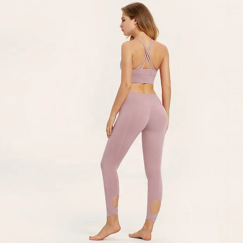 Ptsports wholesale custom fitness clothing woman workout clothing yoga set, Pink;green;purple
Ptsports wholesale custom fitness clothing woman workout clothing yoga set, Pink;green;purple