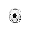 Silver Plated Soccer Football Sport Bead for European Style Bracelet