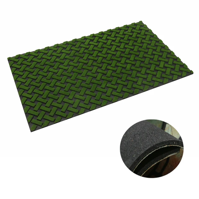 rubber embossed mat