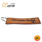 Promotional Custom PU Leather Keychain With Metal Tag, Keychain For Car Gifts