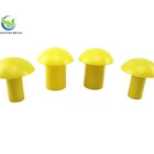 Accessory Rebar 8-16mm Customize Brand Pipe Accessory Plastic Mushroom Rebar Cap For Construction Safety