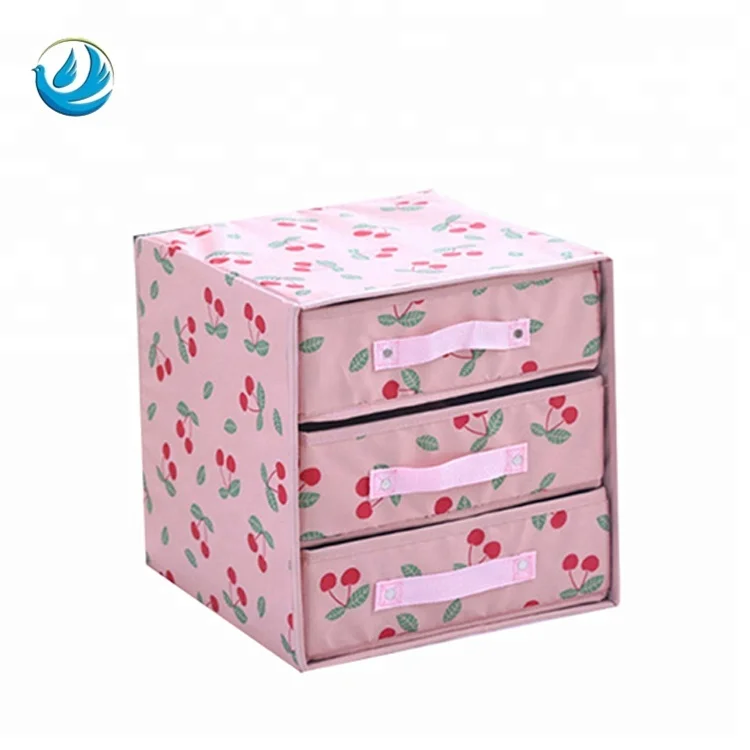 Promotion Eco Friendly Foldable Divided Cardboard Pink Underwear