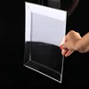 customized floating A4 size Acrylic Sign Holder for Wall Mount Acrylic Sandwich Display