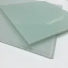 4mm thick frosted tempered glass panel acid etched decorative glass factory