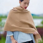 Thick weight pure WOOL winter scarf shawl YIRUN supply TOP GRADE wool scarf