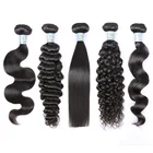 RLN Best Selling Black Body Wave Hair Weft Indian Human Hair Weave Extensions for African American