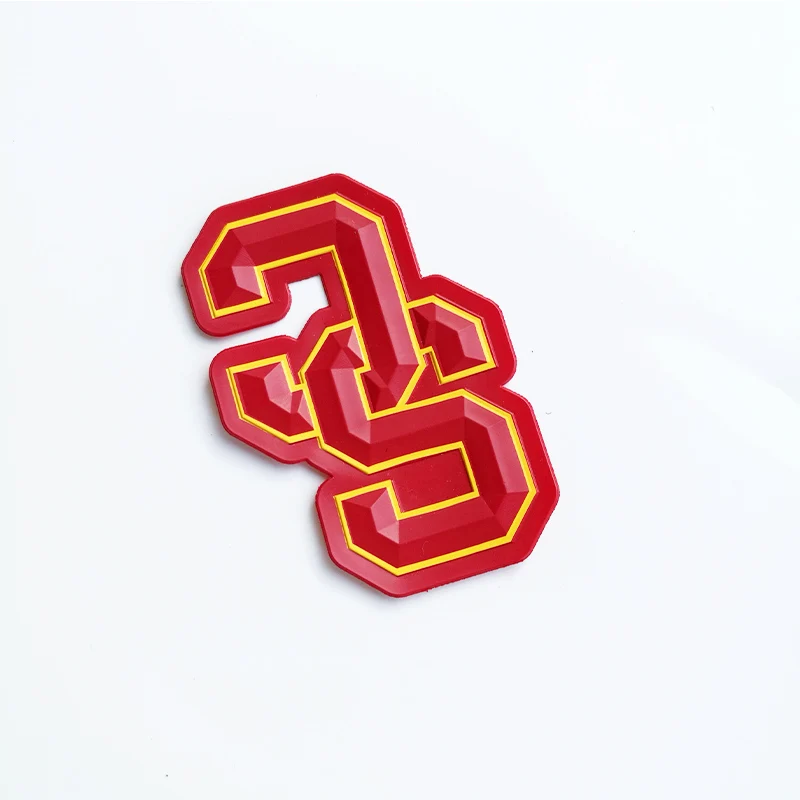 

Customized Logo 3D PVC Patch Silicone Heat Transfer Label