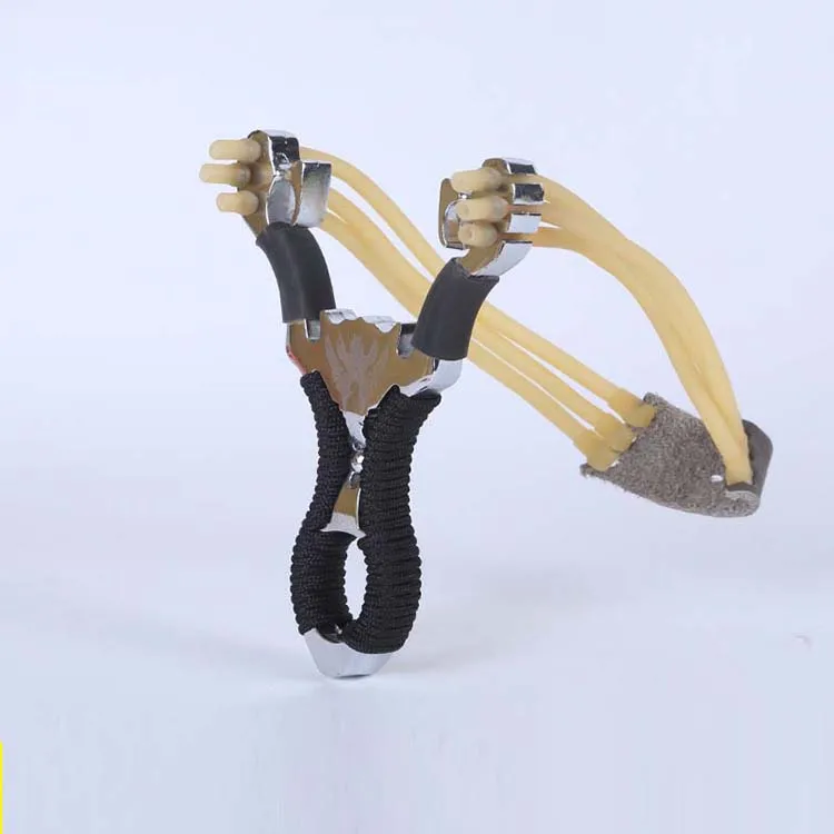 Steel belt copper eye quality explosion model three card beads slingshots fishing, As picture
Steel belt copper eye quality explosion model three card beads slingshots fishing, As picture