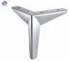 Wholesale strong modern chrome iron angled metal furniture legs for couch F69-2