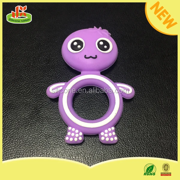 wholesale bpa free teething pendant soft baby teether silicone