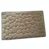 stone design water absorbent microfiber memory foam bath mat