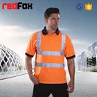 wholesale 100 polyester safety reflective men s polo shirt
