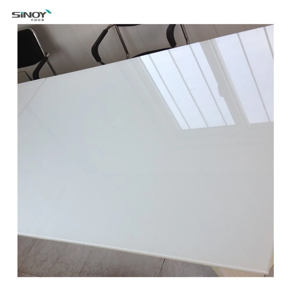 White Tempered Frosted Glass Panel 