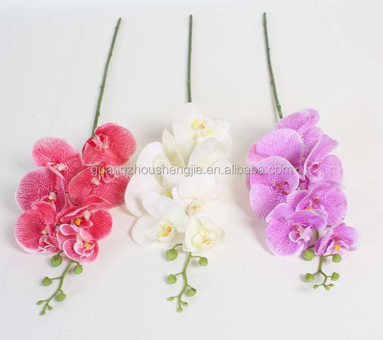 Cheap real touch artificial orchid flower for decoration