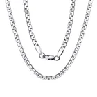 Wholesale New Style Simple 100 meters 316l Stainless Steel Jewelry Crushes Flat Square Pearl Silver Necklace Chain