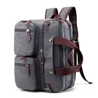 Canvas laptop backpack Shoulder Bag Stylish 3 In 1 Notebook Bag