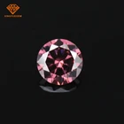 M-garnet loose round CZ stone 1mm to 30mm synthetic cubic zirconia