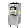 Commercial restaurant equipment 3 flavors free standing floor type soft ice cream machine