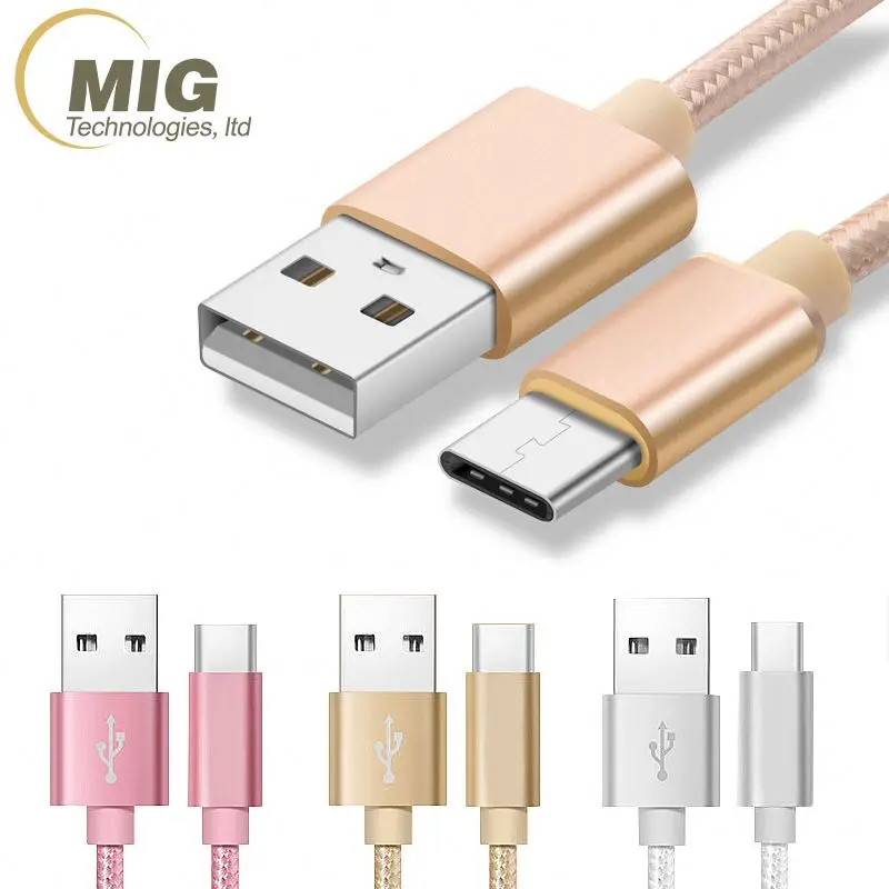 New arrival Golden Braided Type C USB Cable Android Charging Cable for Galaxy S8 mobile phone Data cables 2A fast charge support
New arrival Golden Braided Type C USB Cable Android Charging Cable for Galaxy S8 mobile phone Data cables 2A fast charge support
