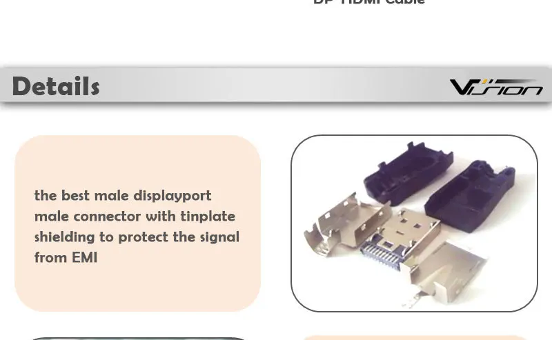 Display Port to HDMI Cable Cord Adapter Audio Video PC HDTV DP to HDMI Cable 6FT - ANKUX.COM