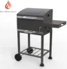 Charcoal Grill BBQ Smoker Grill Outdoor Barbecue Grill With Trolley Height Adjustable Bowl