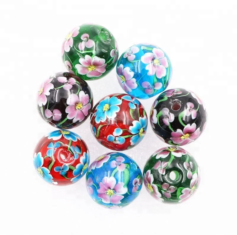 20mm Lampwork Glass Round Large Hole Japan Cherry Blossom Design Focal Beads for Wedding Clothing Japanese kimono belt ornament
20mm Lampwork Glass Round Large Hole Japan Cherry Blossom Design Focal Beads for Wedding Clothing Japanese kimono belt ornament