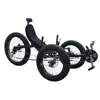 New Design Two Front Wheels One Person Electric Recumbent Trike Tadpole Style Climbing Speed Mountain Recumbent Tricycle