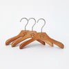 New Product DL27 Small Dog Natural Color Lotus Wooden Hangers For Pet Clothes Display