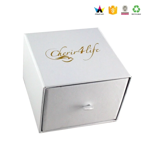 custom printed rigid cardboard drawer gift box