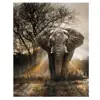 Dropshipping DIY point Resin drill cross embroidered diamond painting full of elephant bedroom living room decoration painting
