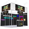 3x6 Visual Impact Voltage aluminium structure fabric fixation exhibition square tube stand aluminum modular booth