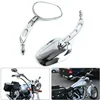 8mm Motorcycle Custom Rearview Rear View Mirror For Harley Road King Touring XL 883 Sportster Fatboy Dyna FXDF FLSTF Softail