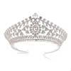 Luxury wedding crystal decorative headpiece princess pageant zircon tiara crowns for women