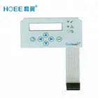 Custom matrix 6*1 membrane keypad 6 buttons remote controller application keypad