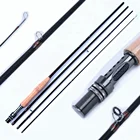 2.7m 4 sections wt 5-6 carbon fly fishing rod