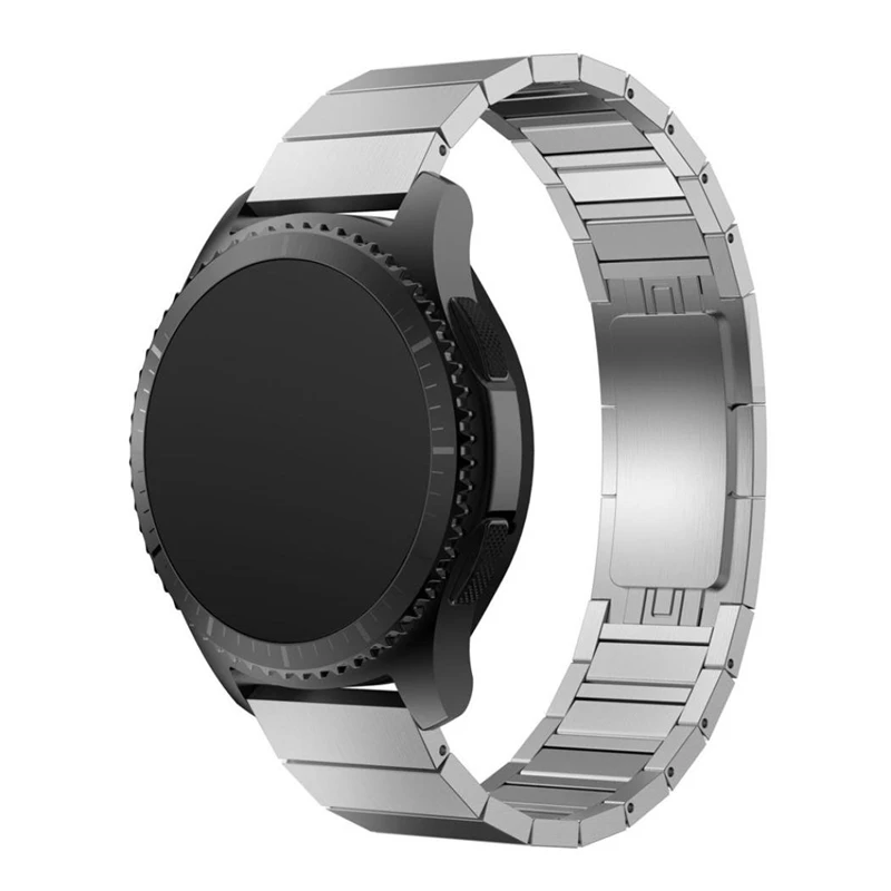 Stainless steel one bead original buckle watch band for samsung galaxy watch 46mm band, Optional
Stainless steel one bead original buckle watch band for samsung galaxy watch 46mm band, Optional