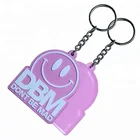 Soft PVC Rubber 2D/3D Smile Face Keychain Custom PVC Rubber Keychain For Promotion Gifts