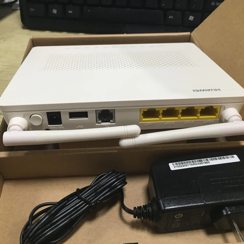 Huawei Gpon Onu Xpon Ont Hg8546m 1ge 3fe Lan 2 4g 2dbi Antenne Wifi